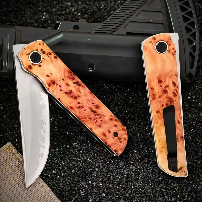Sanhe Steel VG10 Blade Folding Pocket Outdoor Camping Hiking Fishing Survival Knife Portable Utility Fruit Knives EDC Tools