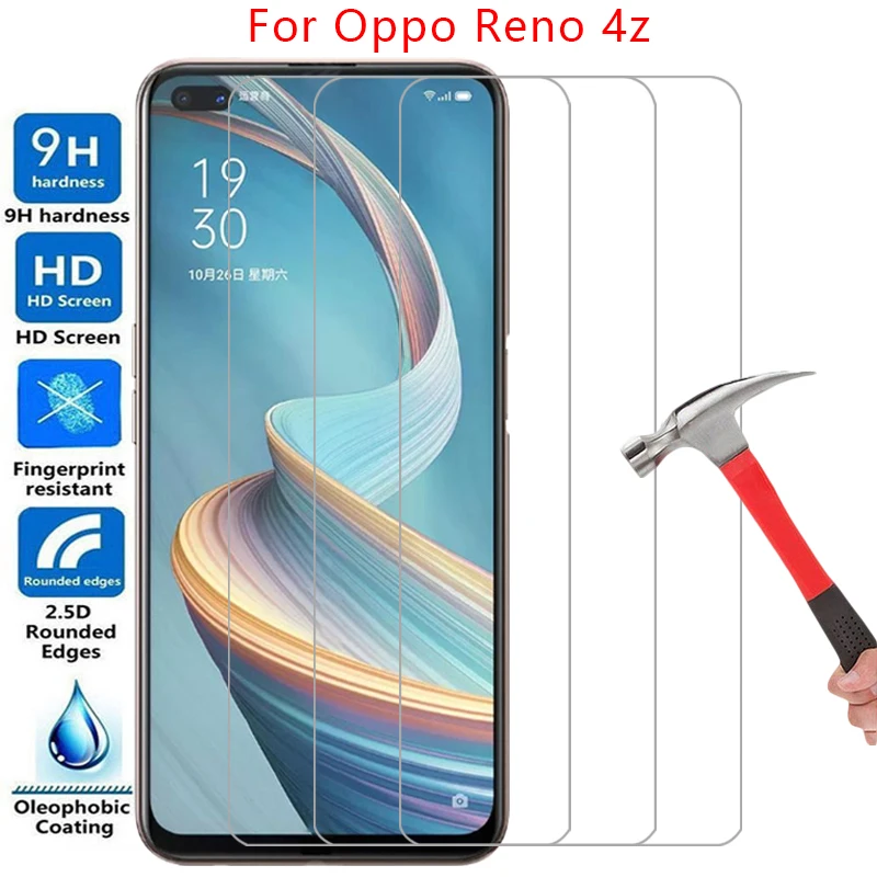 screen protector for oppo reno 4z 5g protective tempered glass on reno4 4 z z4 reno4z phone film glas 9h opo opp oppa appo