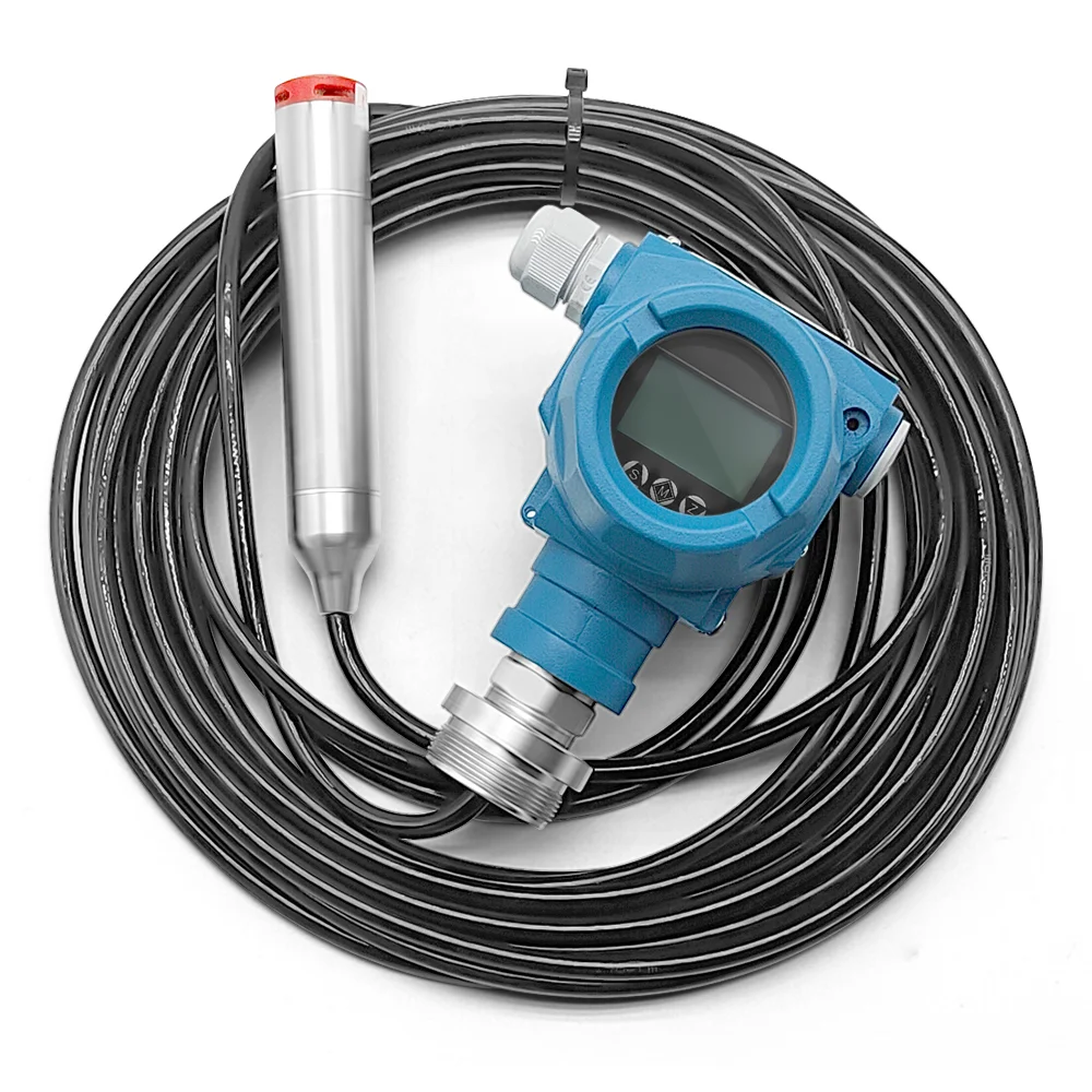 

Industrial 0.2% Submersible Throw-in Digital LCD Display RS485/4-20mA/0.5-4.5V Submersible Water Level Sensor Transmitter