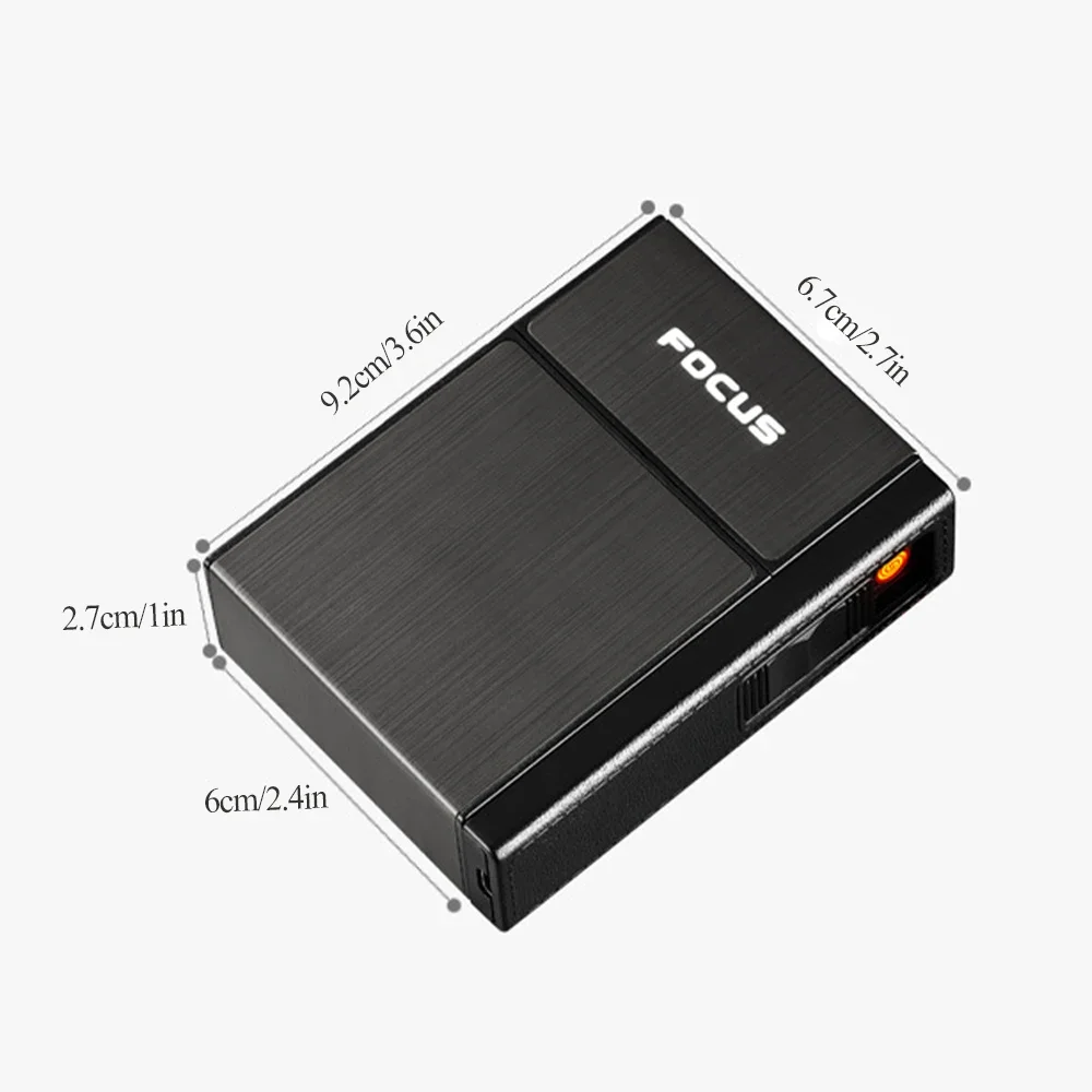 Чехол для прикуривателя с USB-зажигалкой, 20 стикеров