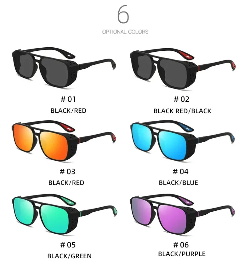 New Professional Sports Sunglasses Polarized Windproof UV400 for Cycling Running Outdoor Enthusiasts UV400 Fashion Glasses