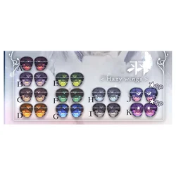 Ojos de efecto metálico para muñeca BJD, ojos acrílicos de 10mm-24mm para 1/8, 1/6, 1/4, 1/3, SD DD, accesorios para muñecas de 10mm-24mm