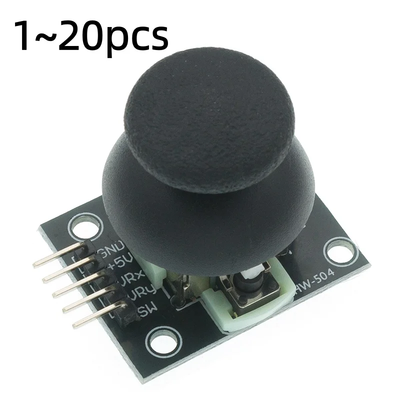 1~20pcs For Arduino Dual-axis XY Joystick Module Higher Quality PS2 Joystick Control Lever Sensor KY-023 Rated 4.9 /5