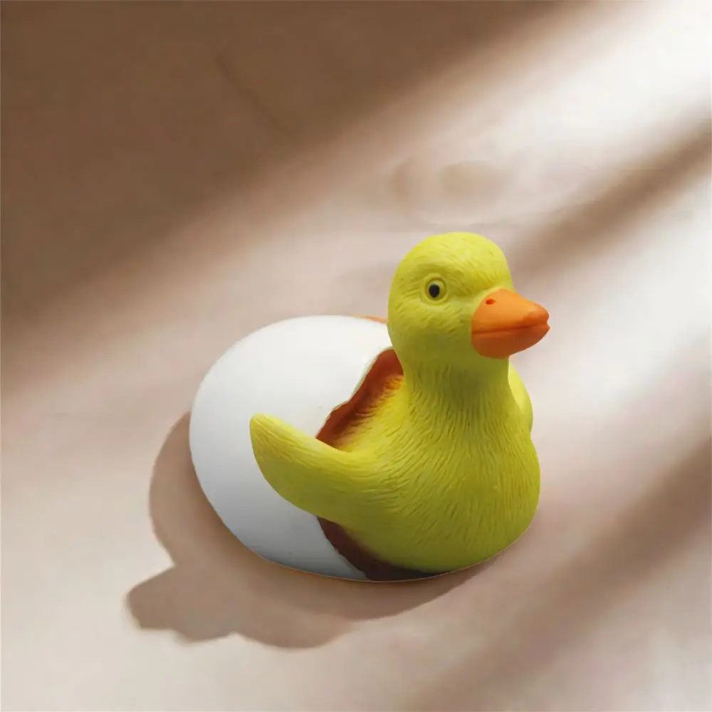 

Durable Cute Little Duck Figurine Resin Crafts Handicraft Duck Sculpture Toys Unique Hatching Duckling Ornament Table Decoration