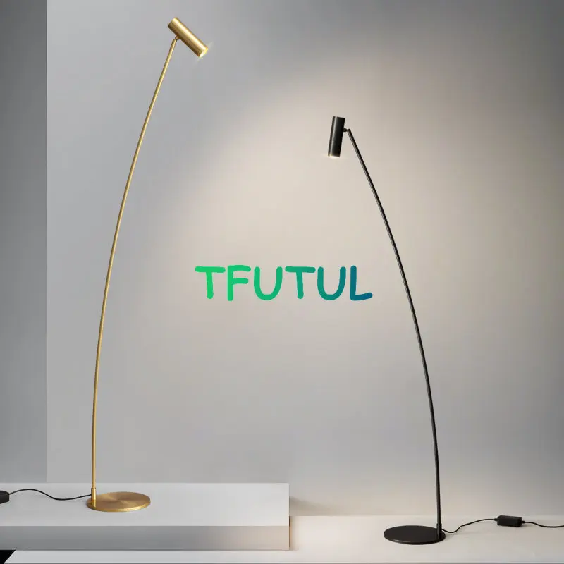 

Scandinavian Minimalist Led Floor Lamp Living Room Sofa Study Reading Lamps Bedroom Led Bedside Lights Home Deco