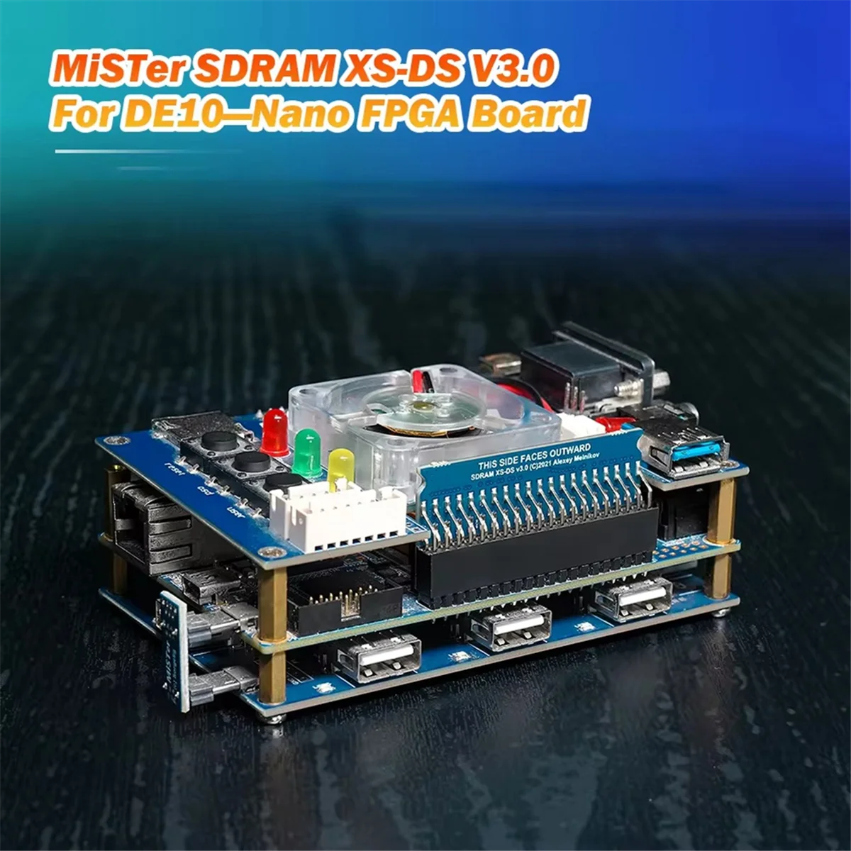 Newest V3.0 MiSTer SDRAM XS-DS 128MB Module for Neo Geo /Sega Saturn/Sega Mega CD Core Game Consoles XQ