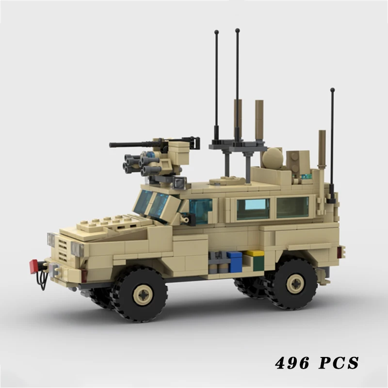 

Military Equipment Special Anti Ambush Armored Vehicle MOC Building Block Assemble Model Display Toys Child Birthday Gifts