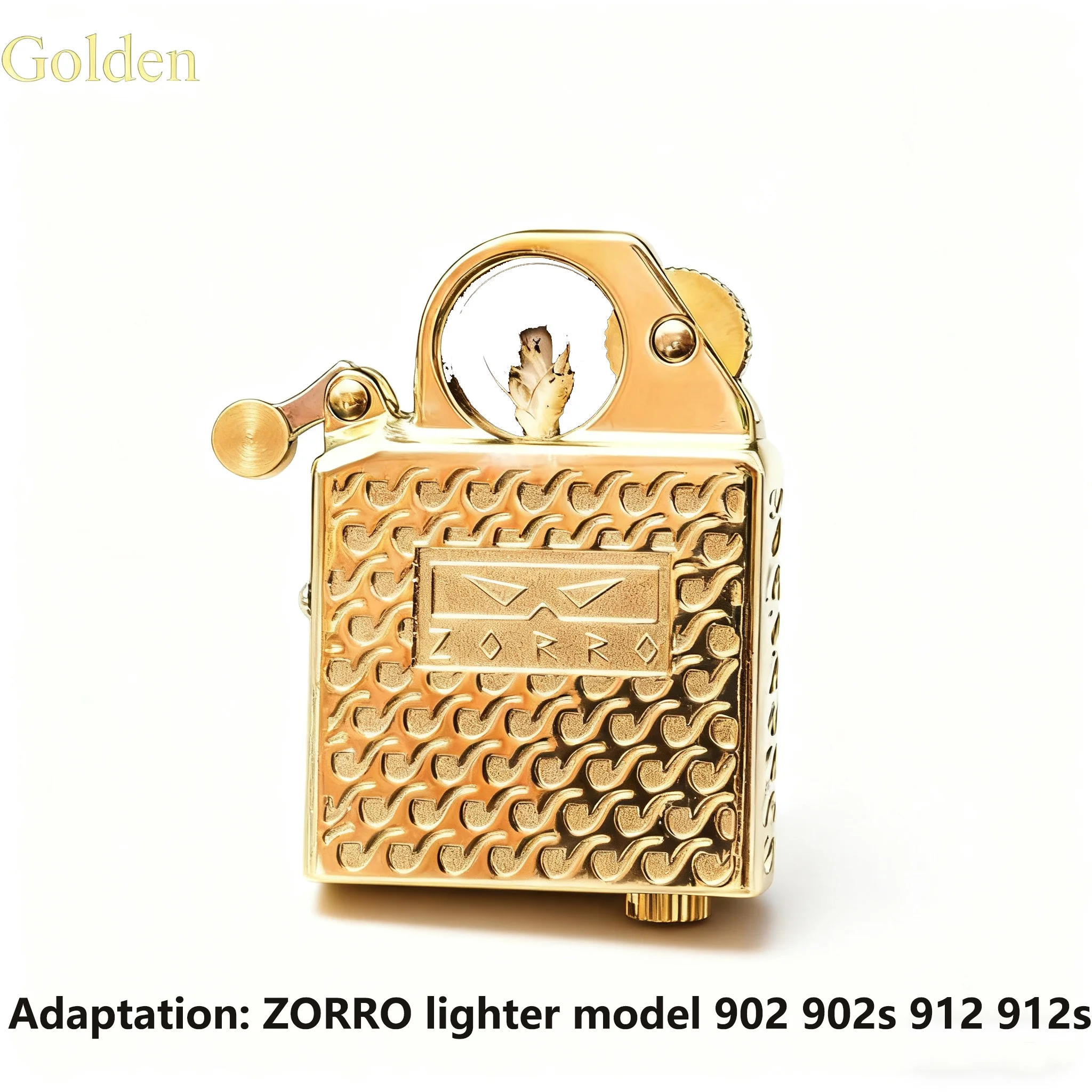 2026 Zorro brander & gas insert voor 902 902s 912 912s winddichte olietank 8 winddichte gaten upgrade scherpe vuurwiel insert - afbeelding 1