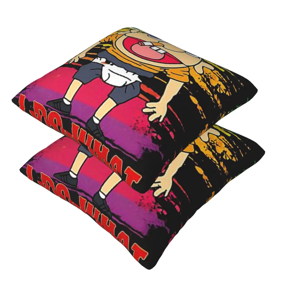 SML Jeffy 2 قطعة غطاء وسادة مربع وسادة بسحاب ديكور مريح رمي وسادة للسيارة المنزلية