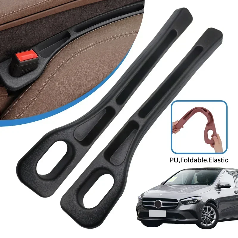 2Pcs For Mercedes Benz B Class W245 W246 200 180 Car Seat Gap Filling Plug Cushion Side Seam Leak Proof Strip Auto Accessories