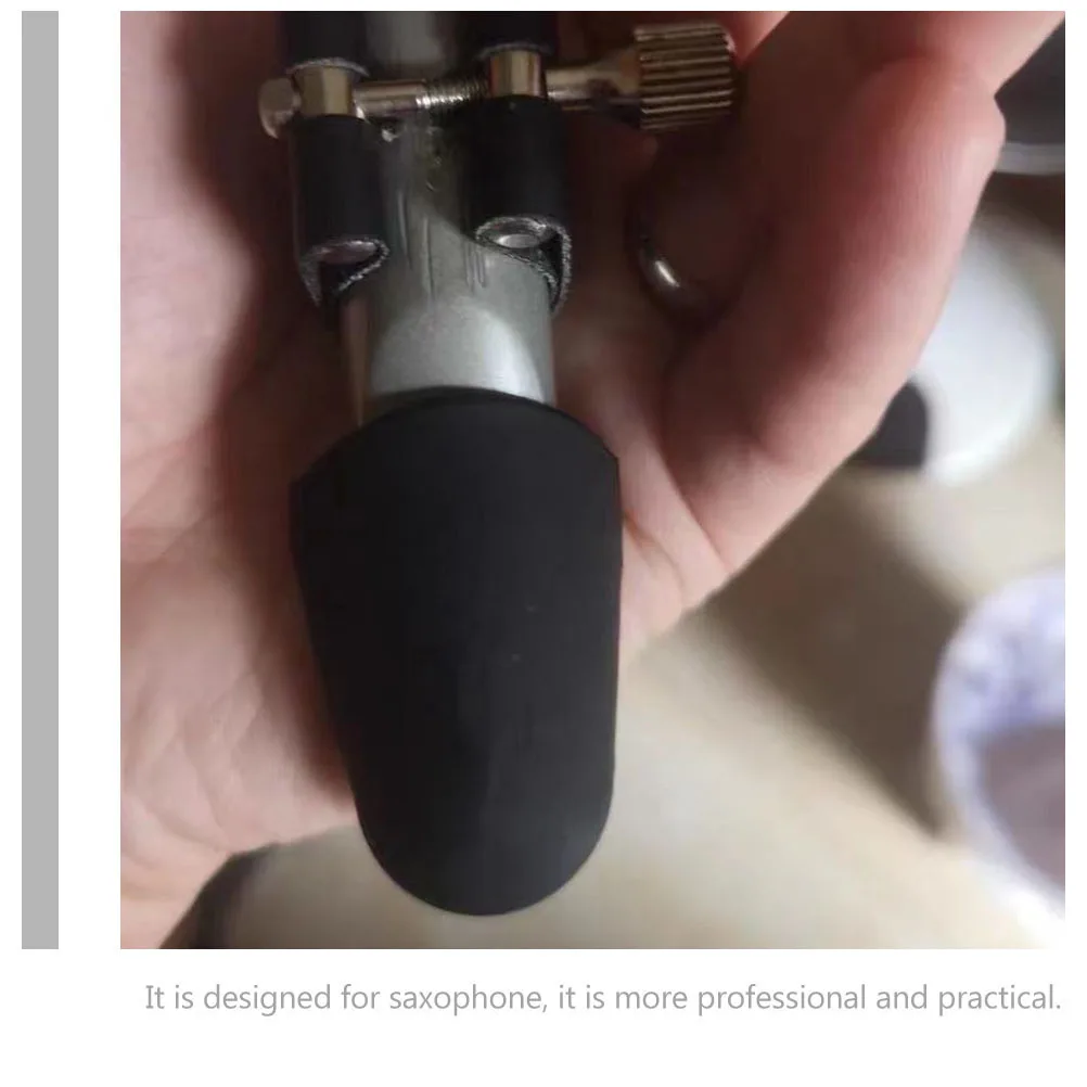 

1pc Saxophone Mouthpiece Cover Professional Rubber Protector For Sax Instrument Supply Lightweight Portable Design Smooth