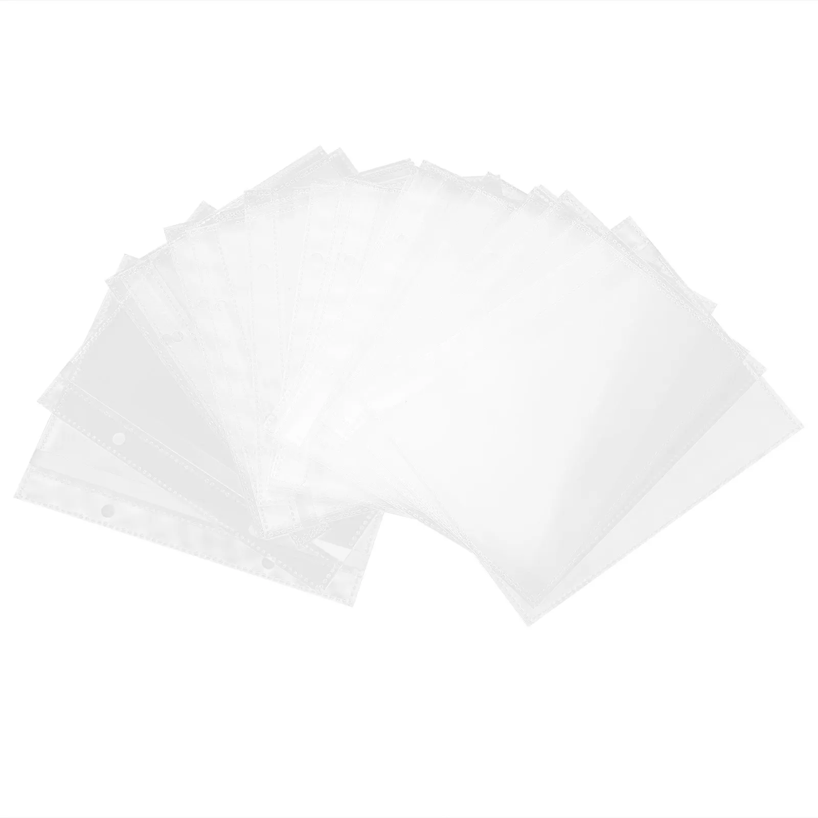 20Pcs Reusable Clear Photo Sleeves Album Pages Photo Sheet Protectors for Ring Binder Photos Postcards Autographs Scrapbooking