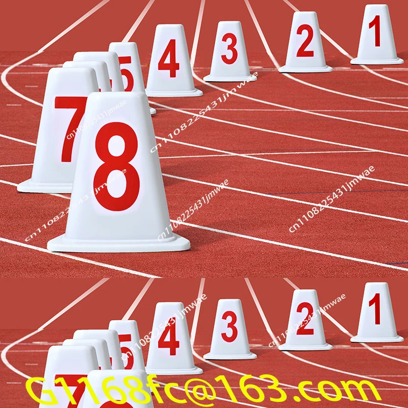 Triangle Track Sub-Sign Cone Custom Sign Running Number