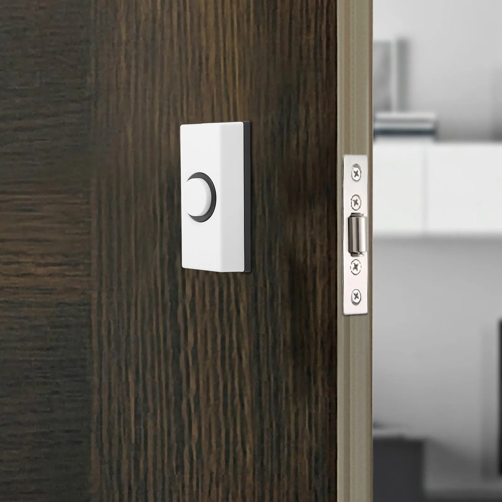 

2Pcs Wall Mounted Doorbell Switch Vintage Style Push Button for Homes Garages Warehouses Weather Resistant Doorbell Components