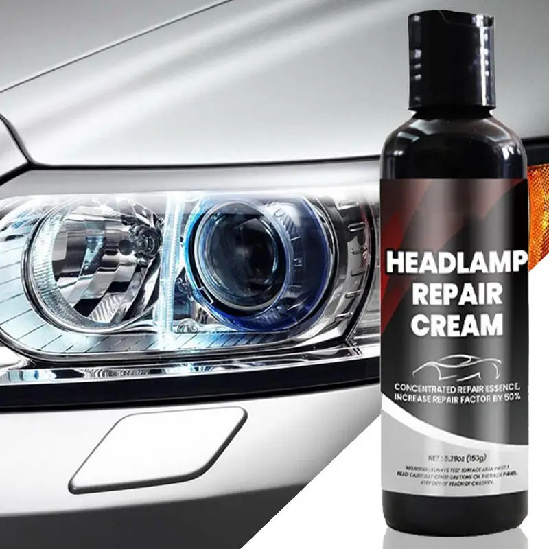 Headlight Renewal Cream 150g Headlight Restoration Polish Cream Car Headlight Cleaner Lens Polisher Headlight Renewal Polish