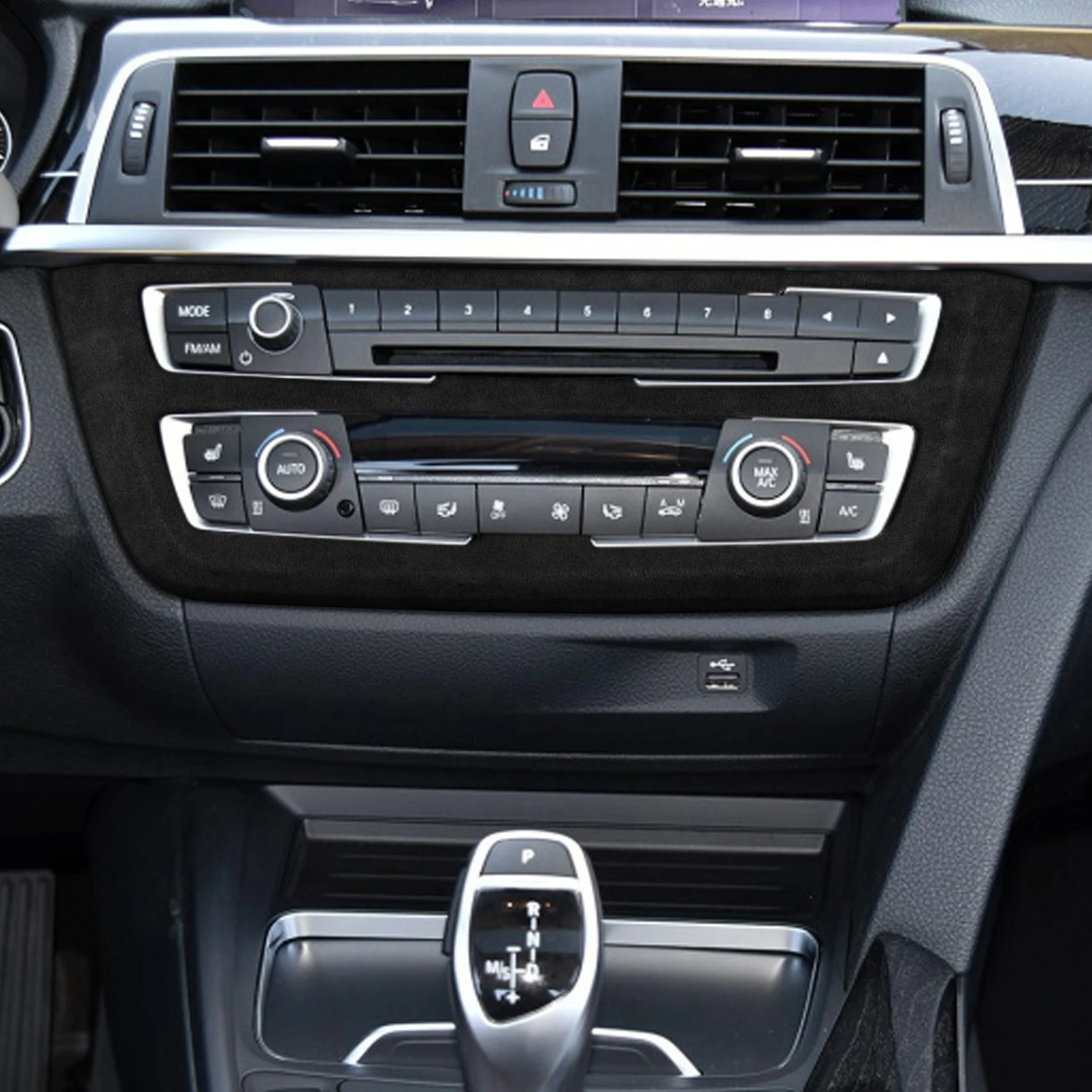

Car Dashboard CD Radio Trim Panel For BMW 3 Series F30 F34 3GT 4 Series F32 5 Series 2013-2019 LHD Center Console Cover Sticker