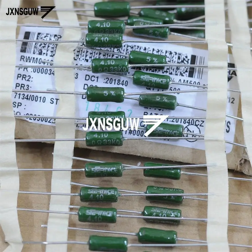 

10PCS NEW VISHAY STERNICE 5% 3W0.33R 5x12MM wound resistors 3W 0.33R Advanced ceramic resistor 0.33R 3W 0.33ohm