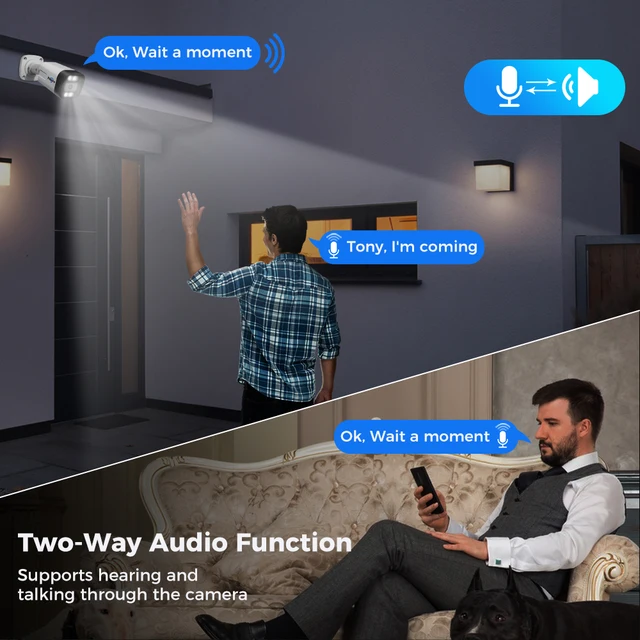 Hiseeu POE 5MP 8MP 4K IP Camera Color Night Vision Face Detection Waterproof H.265 Home Security Surveillance CCTV Cameras 5