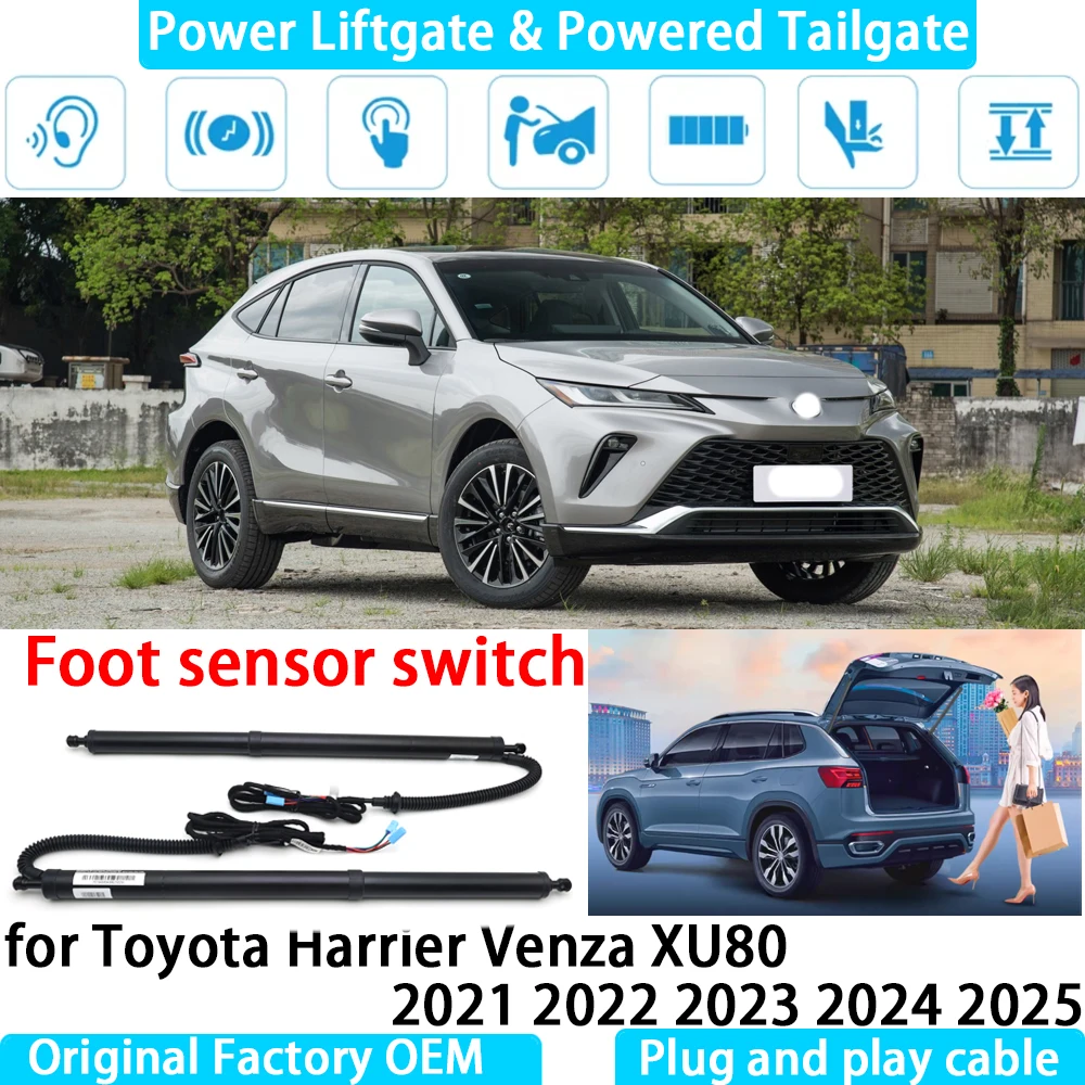 

for Toyota Harrier Venza XU80 2021 2022 2023 2024 2025 Automatic Electric Power Liftgate Powered Tailgate Strut Tail Gate