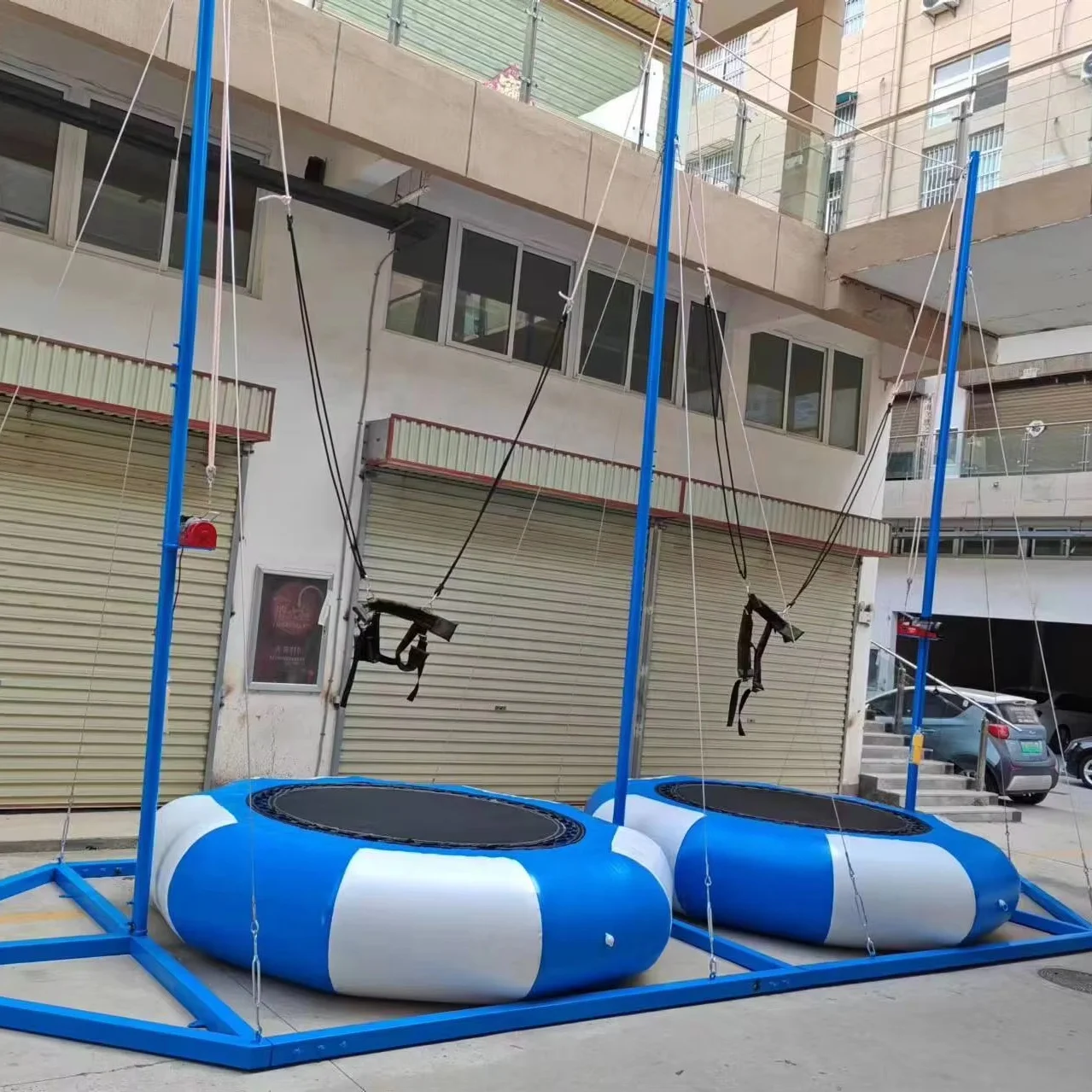 Inflatable bungee jumping newly customized children's adult entertainment