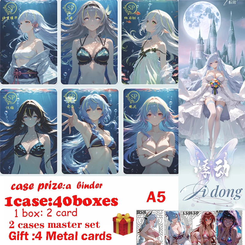 

Wholesale 2025 Newest A5 Size Xin Yun Ka She Ji Dong Goddess Card Board Waifu No Dupes Master Set Doujin Toys Artboard Gift