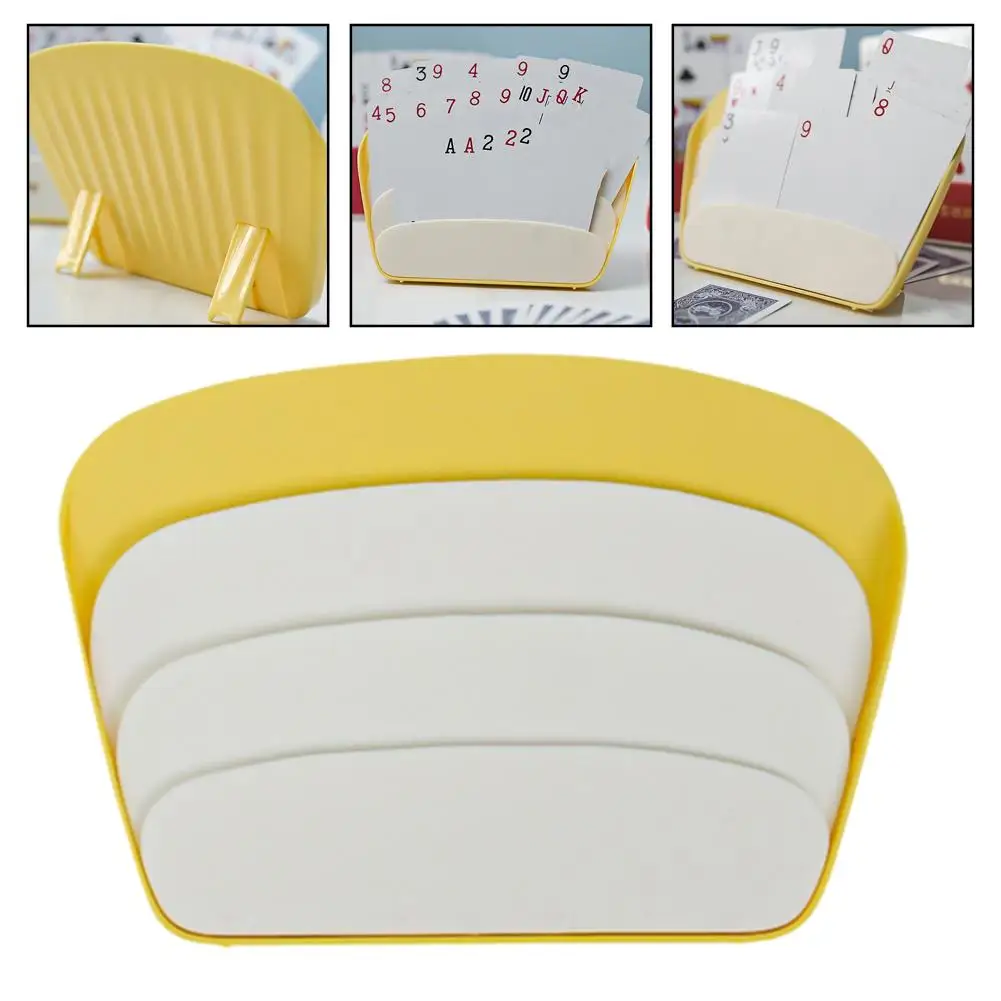 Plastic Playing Card Holder Game Card Organizers Clip Rack for Cards Game