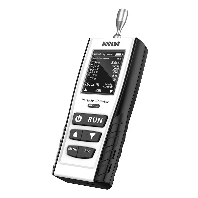 Rechargeable Dust Particles Air Quality Detection Particle Counter PM2.5 PM10 Dust Particle