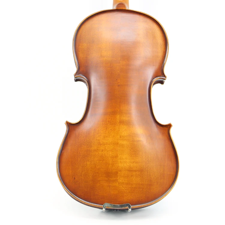 Premium 4/4 Full Size Flamed Fiddle Acoustic Violin Solid Wood Stringed Instrument For Professional Performance Work Play