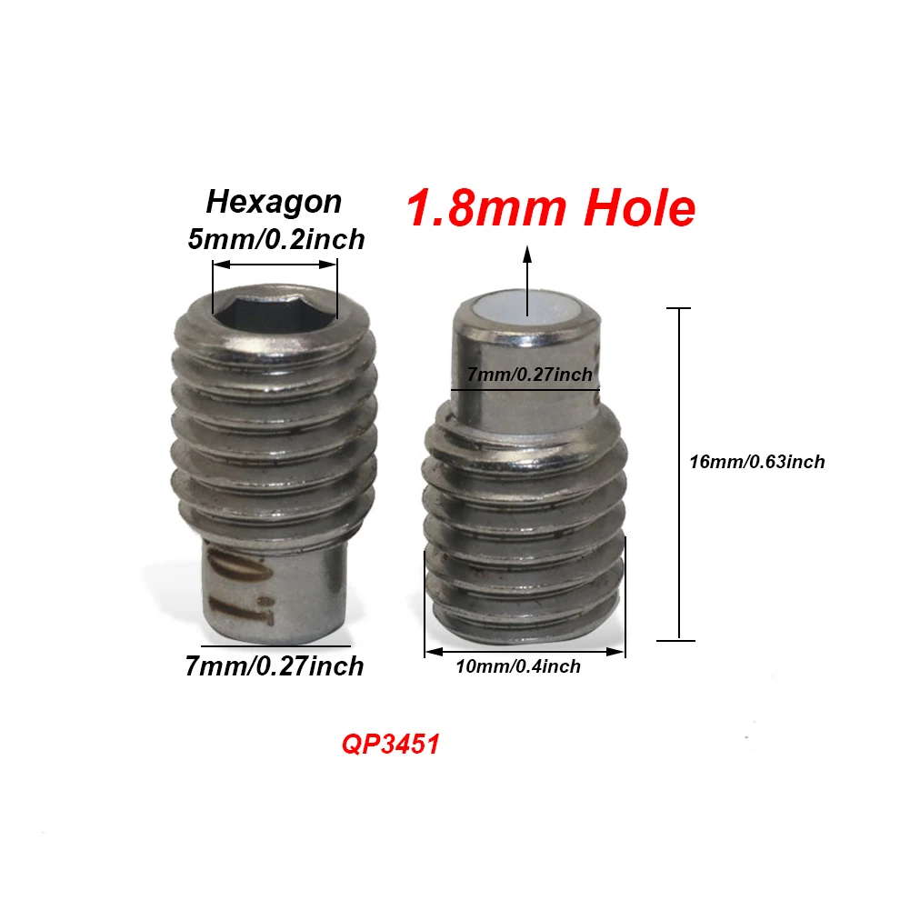 Inner Hexagonal Nozzle Hole High Pressure Rotating Water Gun Nozzle Accessories Water Spray Nozzle 0.8 0.9 1 1.1 1.2 1.5 1.8 2mm