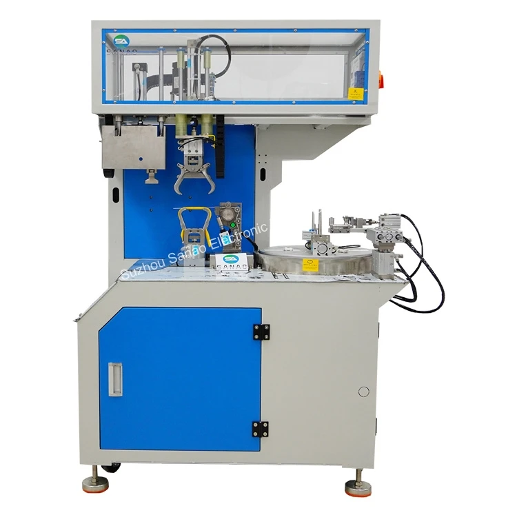 China Manufacture Automatic AC/DC Wire Winding Machine Power Cord Tying Machine Wire Cable Bundling Machine