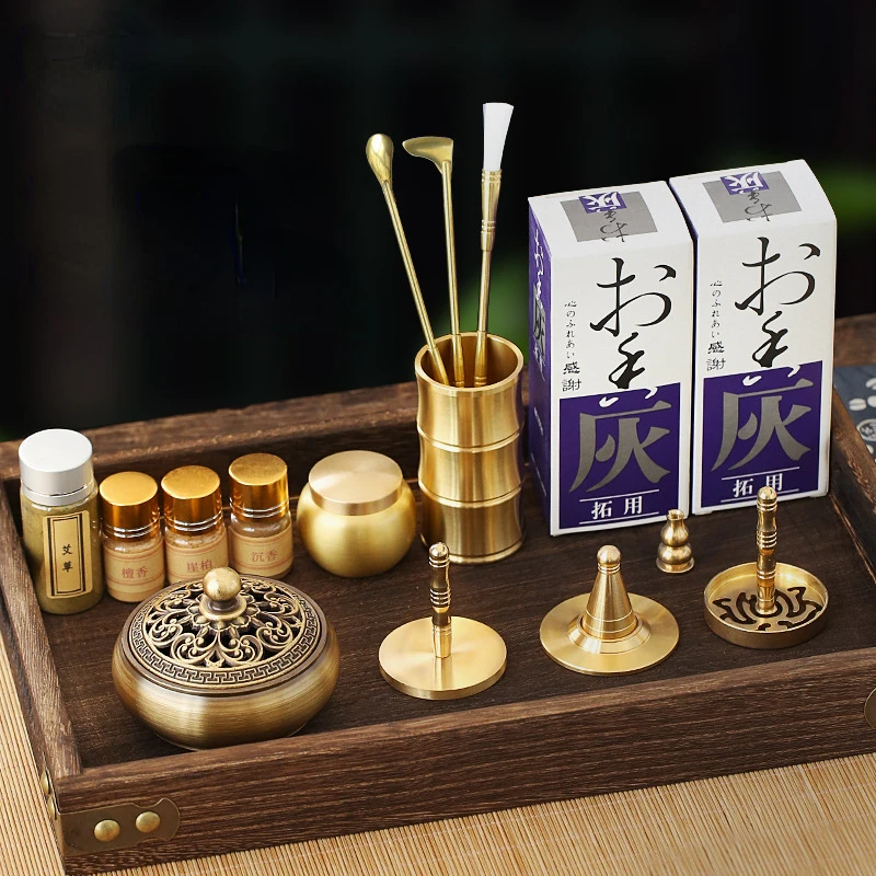 

Incense Tools Starter Set Supplies Playing Incense Seal Brass Incense Top Incense Seal Incense Spoon Incense Burner