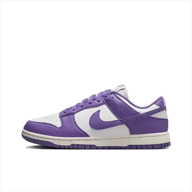 

Nike Dunk Low Retro Black Raspberry Purple Fashion Women Board Shoes Non-slip Casual Sneakers Women DD1873-108