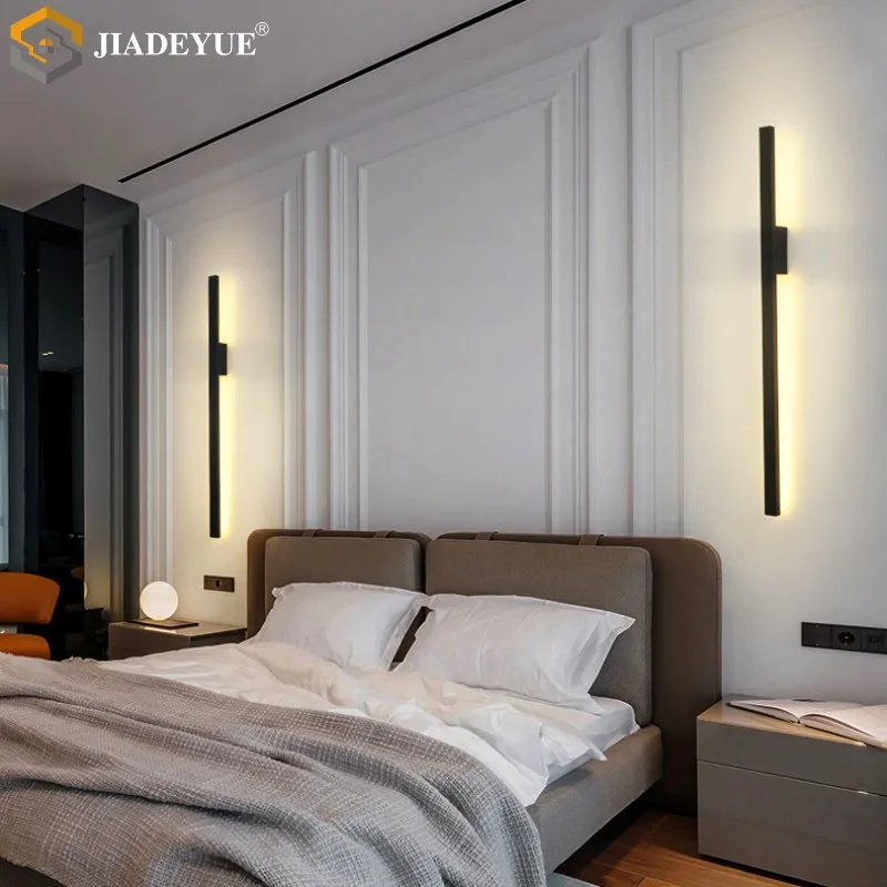 

LED long wall lamp, modern and simple living room, dining room, corridor, wall decoration lamp, bedroom bedside lamp