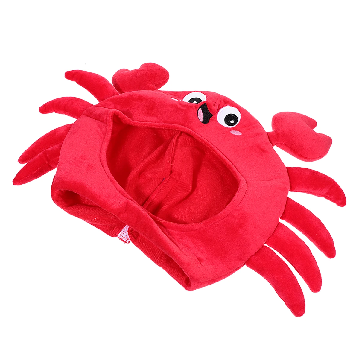 

Crab Party Hat Cartoon Headgear Cosplay Costume Accessories Toddler Durable Lightweight Bright Colors Holiday Props Photo Props