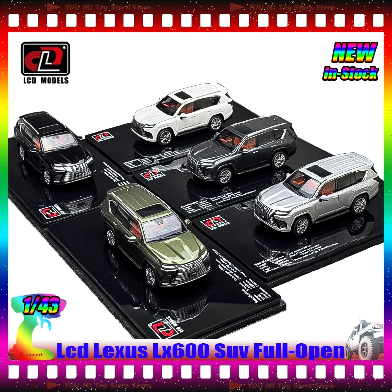 

Новый Lexus Lx600 Suv, масштаб 1:43, литая под давлением модель, миниатюрный автомобиль из полностью открытого сплава, индивидуальная коллекция игрушек, подарочный орнамент для детей