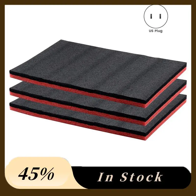 

A78K New 3 Set Foam Insert Tool Box Tools Organizer,Kaizen Sheets,Polyethylene Storage Sheets For Toolbox Hard Case US Plug
