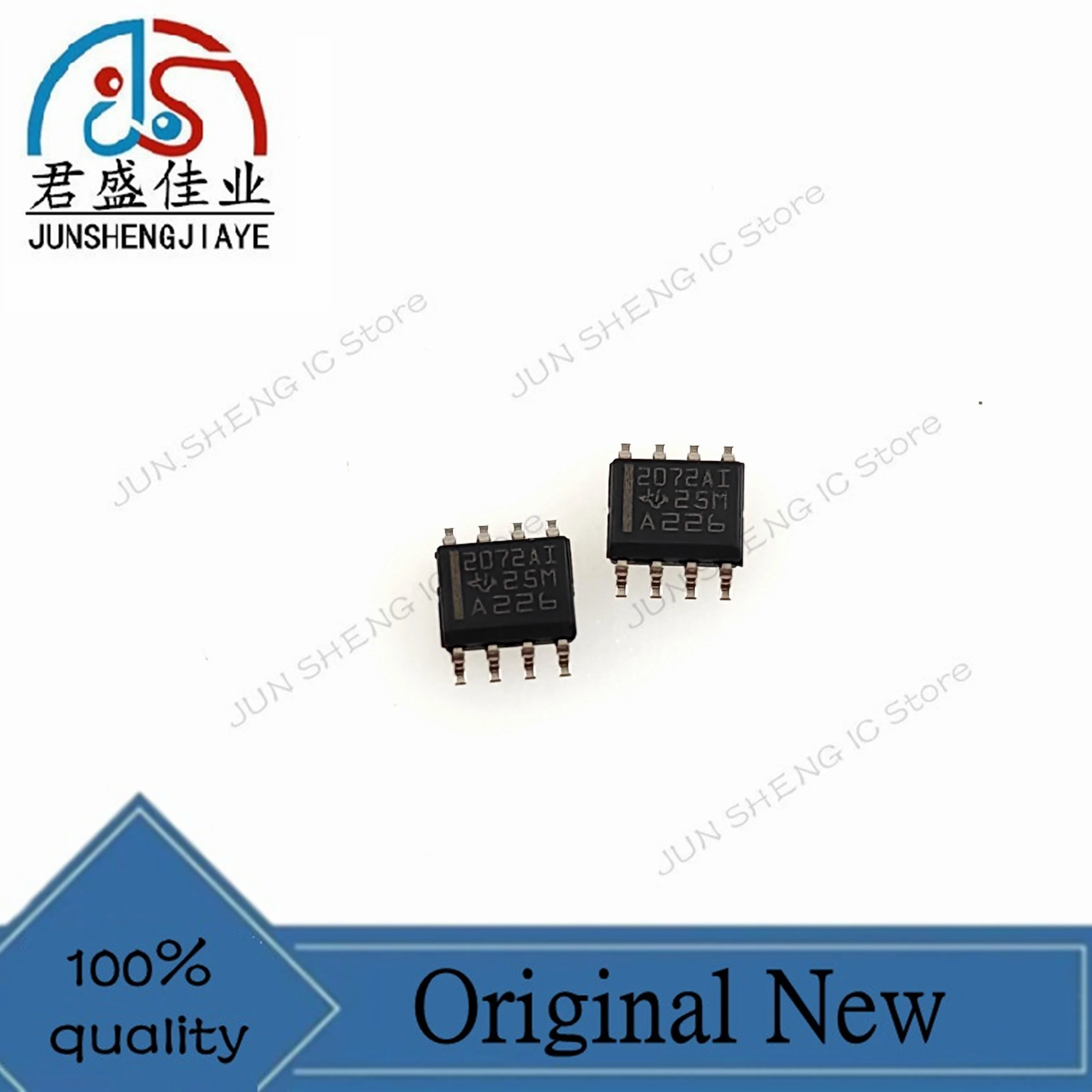 

JUN SHENG IC Store/1 pcs /lot 100% new original IC TLE2072AIDR Silkscreen 2072AI SOP8 operational amplifier