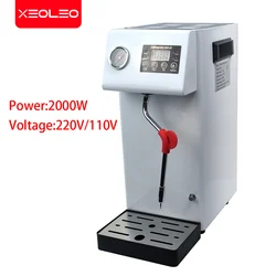 XEOLEO 2000W Commercial Coffee Milk Froth Machine 5L Steam Milk Bubble Machine Intelligence Steam Espresso Boiling Water Machine