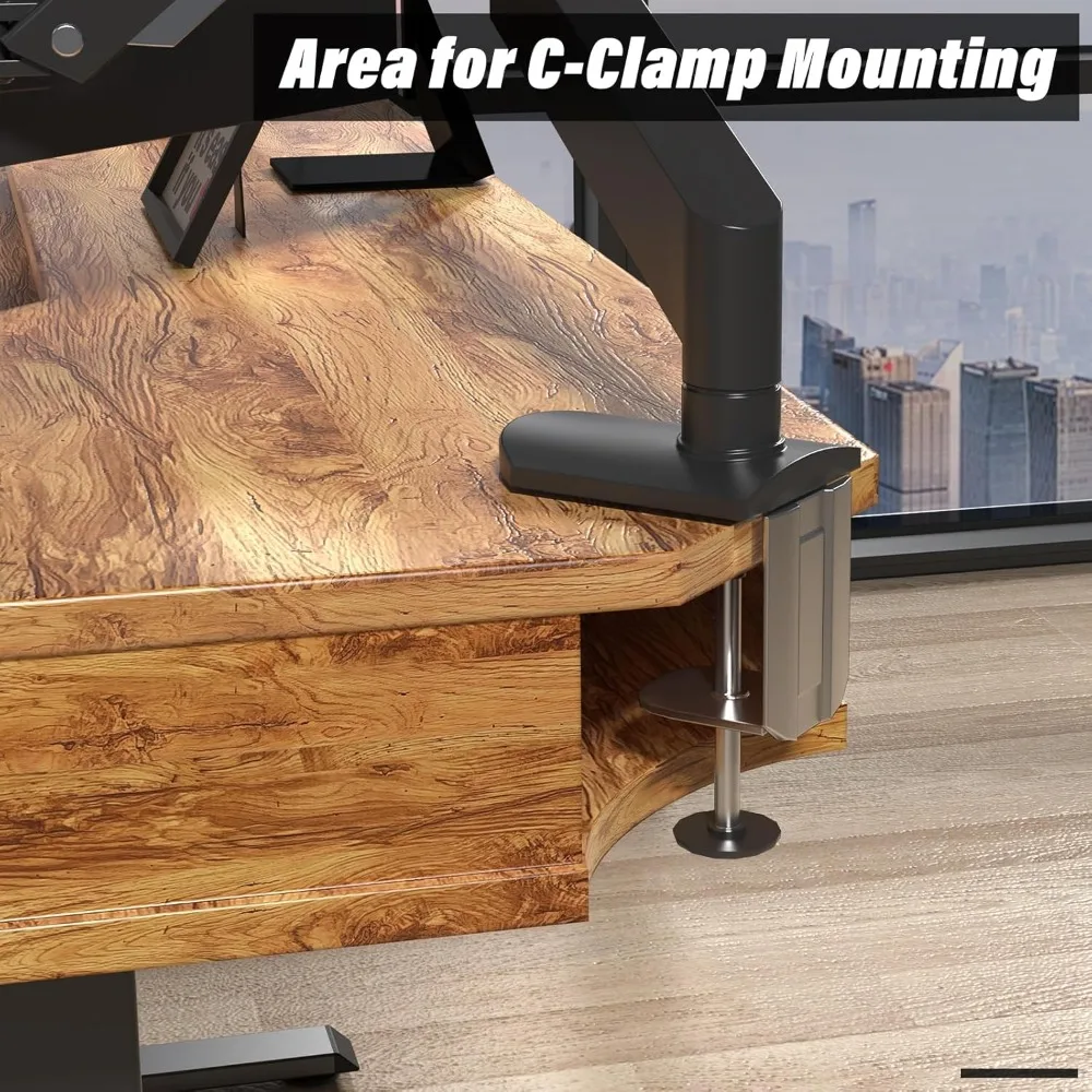 L-образный стоячий стол