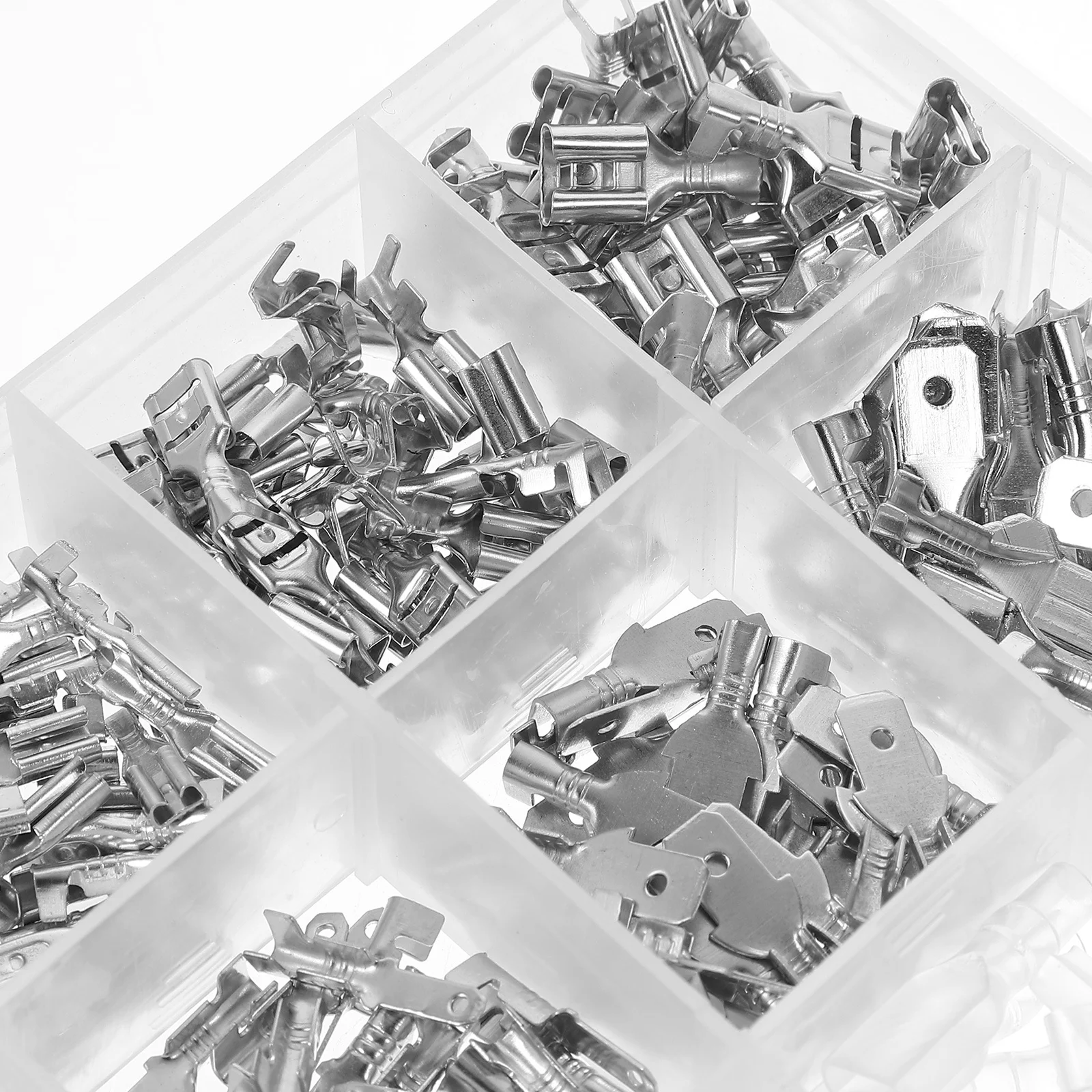 

270Pcs Waterproof Spade Connectors Reliable Crimp Wire Terminals Splashproof Protection for Outdoor Indoor Electrical