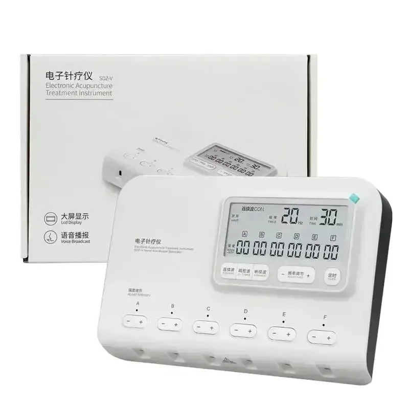 SDZ-V 6 Channel Electroacupuncture Stimulator EMS TENS Nerve Muscle Therapy Massage Device