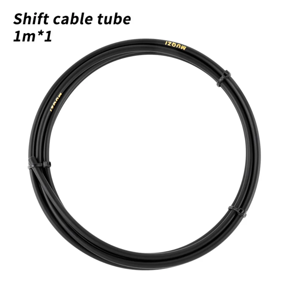 Engranaje de bicicleta 4mm/5mm Cable de cambio de bicicleta tubo cambio de velocidad línea de cambio de marchas tubo de freno Cable de freno accesorios de bicicleta negros