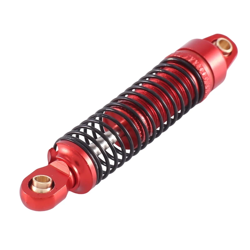 금속 충격 흡수 댐퍼, Traxxas TRX4M TRX-4M Bronco Defender 1/18 RC 크롤러 자동차 업그레이드 부품 액세서리, 빨간색, 4 개