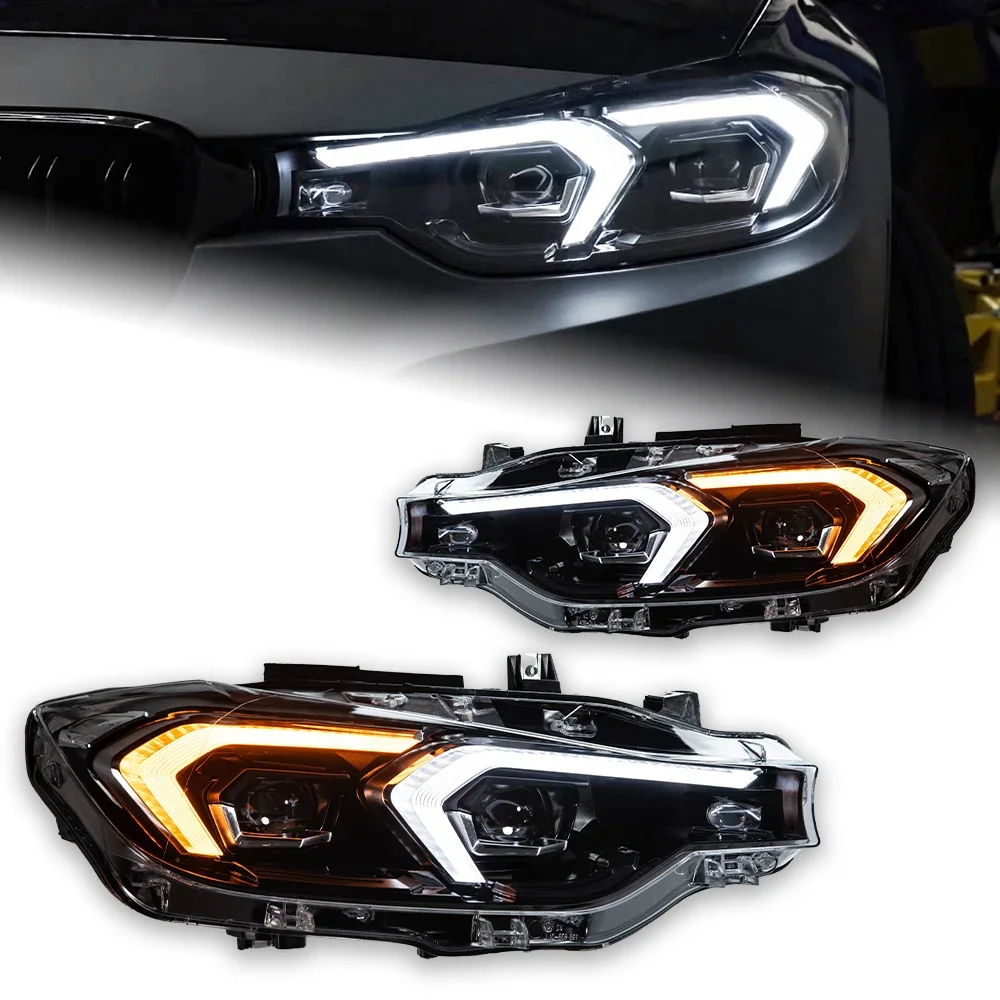 Upgrade Headlight For BMW F30 LED Headlight 2013-2018 Headlights 320 325i DRL Turn Signal High Beam Projector Lens Plug And Play