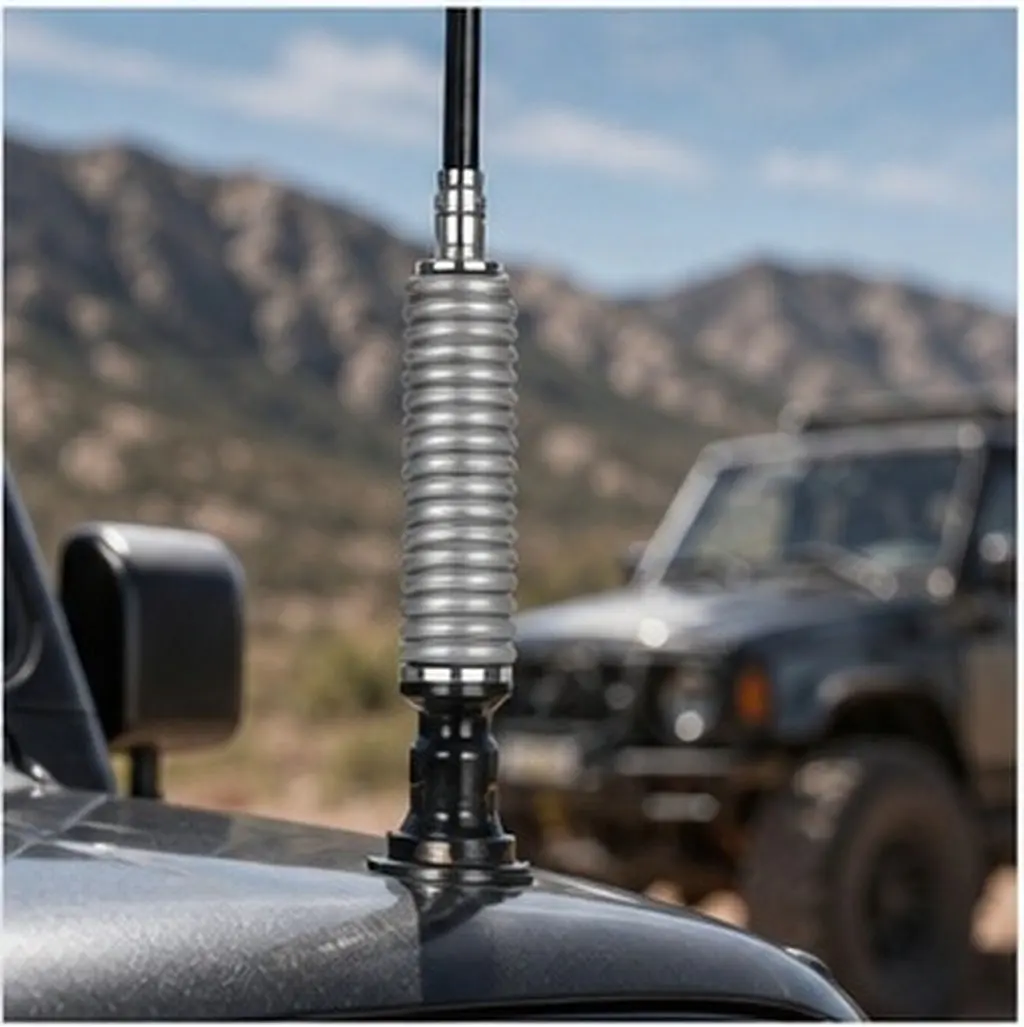 Antenna Spring 24 Thread Accessory Replacement Mount Mounting Shock Absorber Cb Vibration