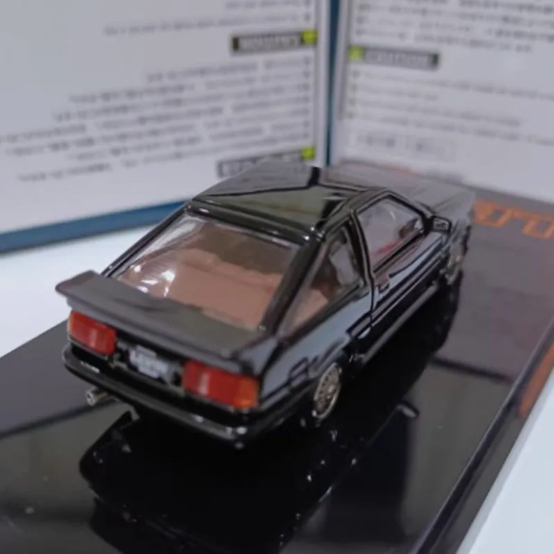 Hobby Japan 1:64 Scale Corolla AE86 Black Simulation Alloy Toy Car Model Static Decoration Classic Collection