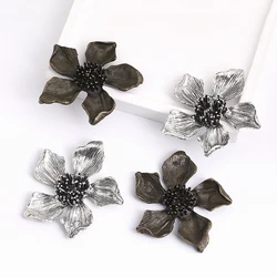 Fashion 2 pcs flower charms fit DIY hand made bracelet necklace earring sweater charms Jewelry Making