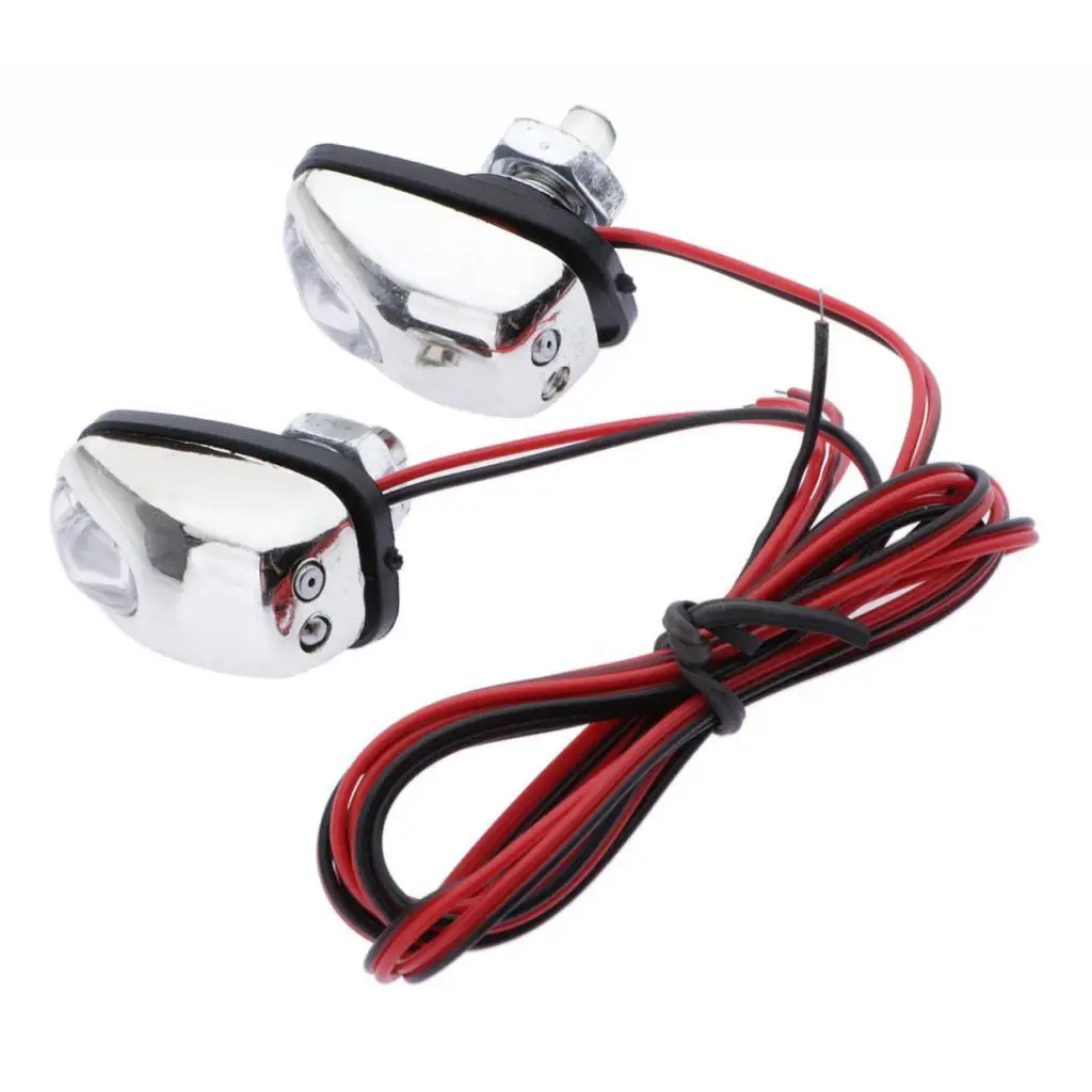 Windshield Spray Nozzle Wiper Washer with Colorful LED Car Glass Accessory for Clean Windshield and Wipers