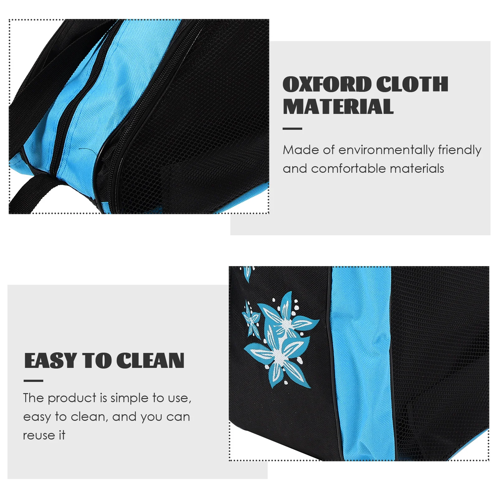 

1Pcs Oxford Cloth Skates Bag Thickened Roller Skates Storage Pouch Reusable Protective Gear Case for Outdoor Activities