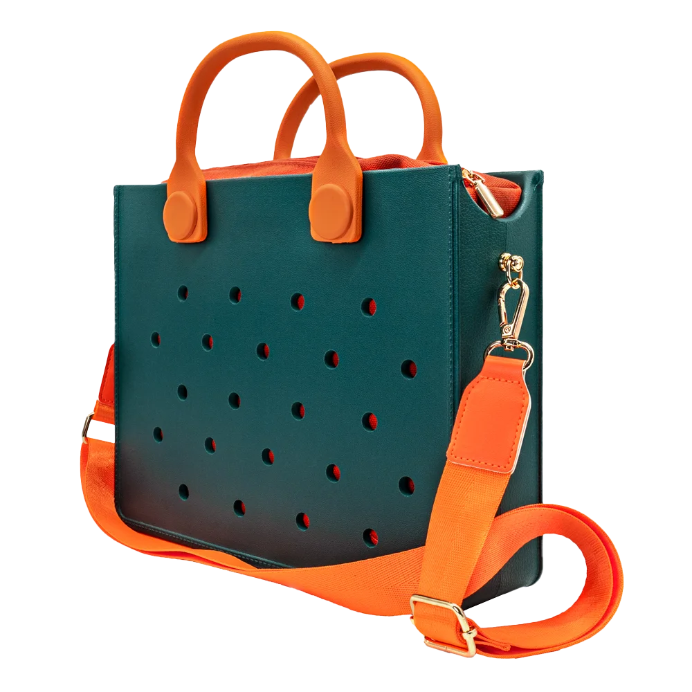 the orange guy Large Shoulder Tote Bag Orange 9
